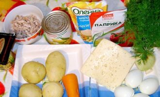 Салат «Нарядная ёлочка»
