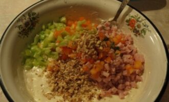 Рецепт салата-желе «Вкусная ёлочка»