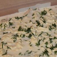 Рецепт заливного «Курица под снегом»