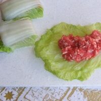 Рецепт китайских голубцов с овощами и соусом