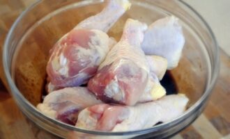 Сладко-острые куриные ножки на гриле