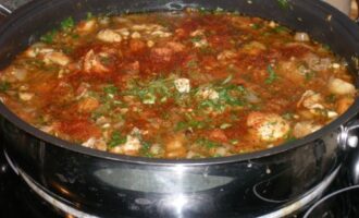 КЛАССИЧЕСКИЙ ЧАХОХБИЛИ ИЗ КУРИЦЫ НА СКОВОРОДЕ