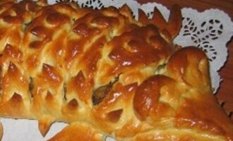 Как приготовить мясной пирог «Крокодил»: пошаговый рецепт