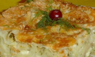 Пирог из лаваша с сыром и зеленью