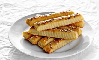 Соломка из сливочного сыра