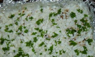 Пирог из лаваша с сыром и зеленью
