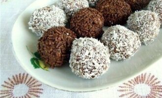 Шоколадные шарики без выпечки