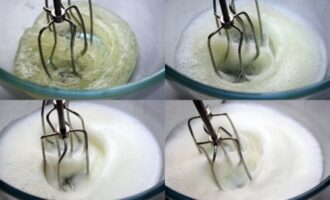 Торт из безе с шоколадным кремом