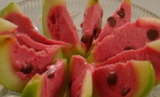 Десерт «Арбузные дольки»