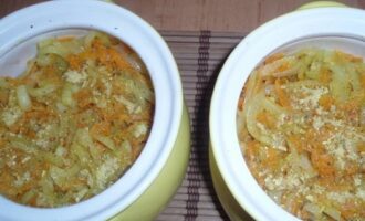 Азу по татарски с огурцами в горшочке