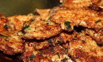 Куриное филе с пармезаном