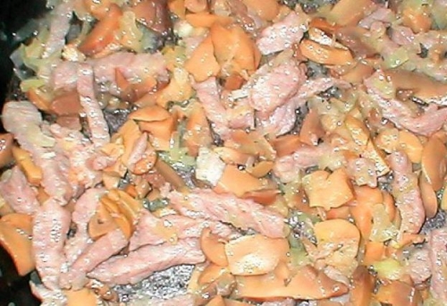 Экспресс-пирог из хлеба