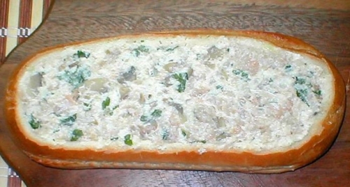 Экспресс-пирог из хлеба