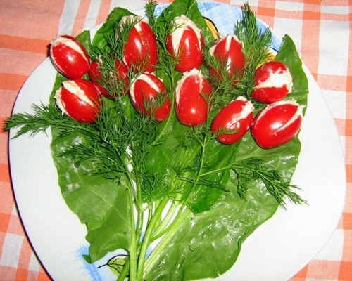 Салат «Тюльпан»
