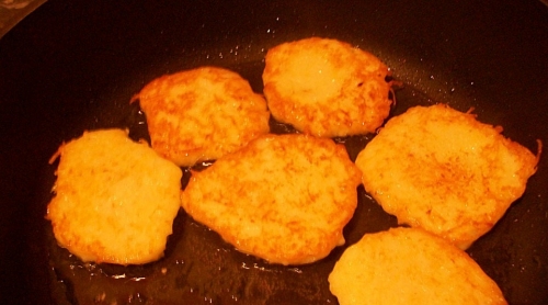 Драники с морковью