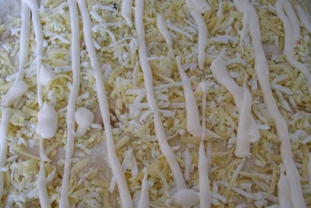 Рулет из лаваша с крабовыми палочками