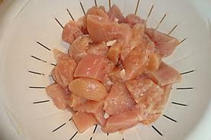 Шашлычки куриные в кунжуте
