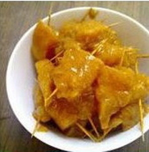Шашлычки куриные в кунжуте