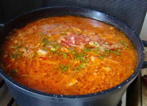 Борщ для кормящих мам