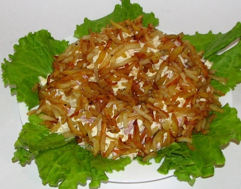 Красно-белый салат