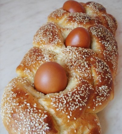 Греческий пасхальный пирог