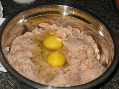 Рулет из рыбного фарша с начинкой