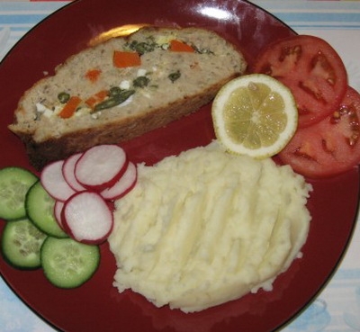 Рулет из рыбного фарша с начинкой