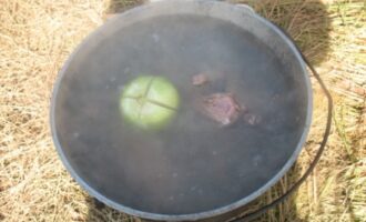 Рецепт аутентичной шурпы с баклажанами и бараниной