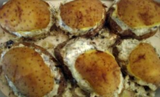 Картофель, фаршированный грибами: рецепт с профессиональными советами