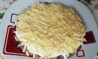 Салат «Кольцо» из печени