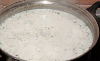 Кукурузный суп с плавленым сыром