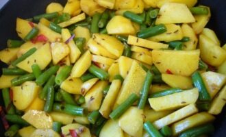 Картошка с фасолью