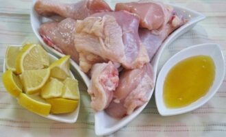 Запеченная курица с лимоном и медом