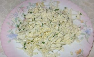 Рулет с сыром и спаржей