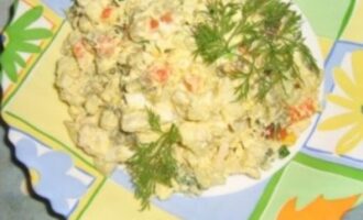 Салат в луковой корзинке: рецепт и подача