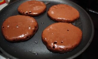 Шоколадные оладьи