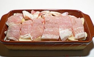 Запеканка с рыбой и картофелем