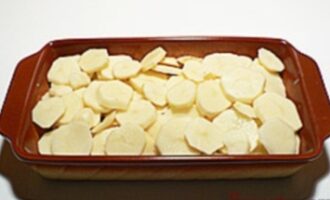 Запеканка с рыбой и картофелем