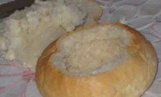 Жульен в булочке
