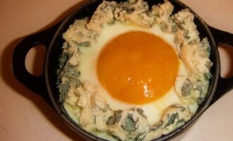 Яичница с артишоком