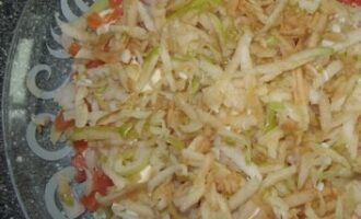 Салат "Форель под шапкой"