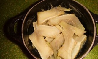 Яичница с артишоком