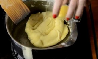 Профитроли с творожным кремом