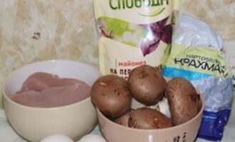 Куриные оладьи