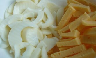 Салат из корейской спаржи "Почти грибной"