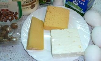 Нежный сырный пирог из 3-х видов сыра