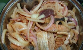 Сельдь, маринованная по-корейски