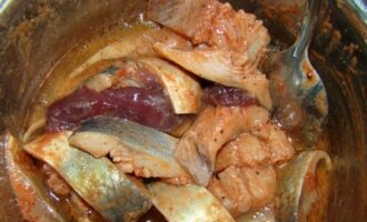 Сельдь, маринованная по-корейски
