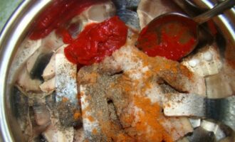 Сельдь, маринованная по-корейски