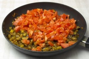 Паста с овощами